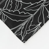 Genießen Sie die Kleinen Dinge Blume Fleecedecke (Ecke)