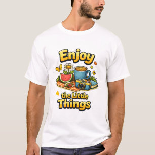 Genießen Sie die kleinen Dinge Cozy Picknick Illus T-Shirt