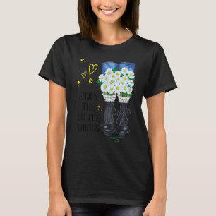 Genießen Sie die kleinen Dinge Daisy Daisies Inspi T-Shirt