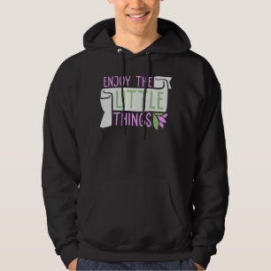 Genießen Sie die kleinen Dinge Dankbarkeit Positiv Hoodie