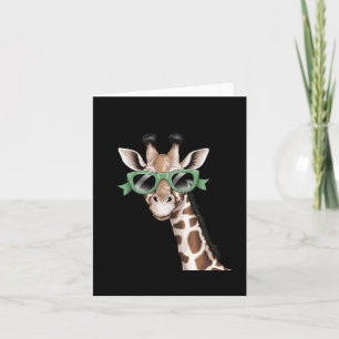 Genießen Sie die kleinen Dinge, die Coole Giraffe Karte