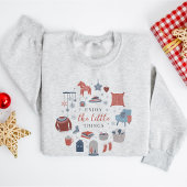 Genießen Sie die kleinen Dinge, die Hygge Weihnach Sweatshirt