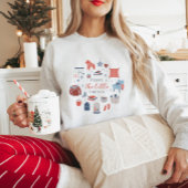 Genießen Sie die kleinen Dinge, die Hygge Weihnach Sweatshirt