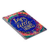 Genießen Sie die kleinen Dinge Inspiration Notizblock (Rechte Seite)