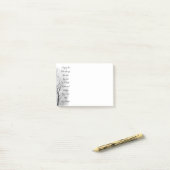 Genießen Sie die kleinen Dinge Inspirierendes Lebe Post-it Klebezettel (Auf Schreibtisch)