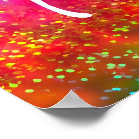 Genießen Sie die kleinen Dinge lustige Zitat Canva Poster (Ecke)