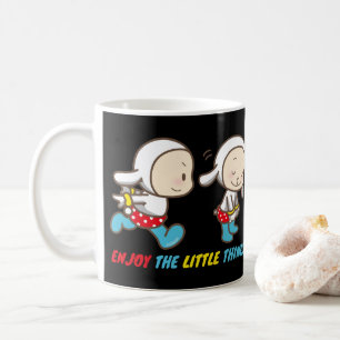 GENIESSEN SIE DIE KLEINEN DINGE niedlich lustig mo Kaffeetasse