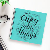 Genießen Sie die kleinen Dinge Notizblock