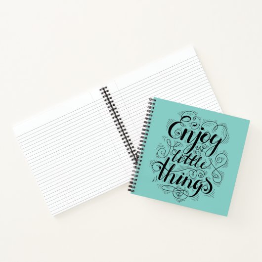 Genießen Sie die kleinen Dinge Notizblock (Innenseite)