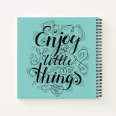 Genießen Sie die kleinen Dinge Notizblock (Rückseite)