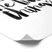 Genießen Sie die kleinen Dinge Poster (Ecke)