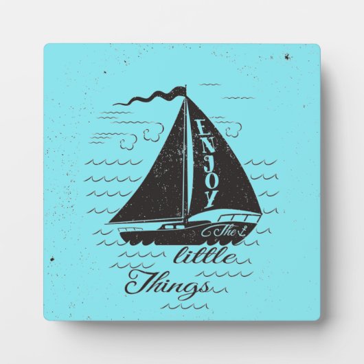 Genießen Sie die kleinen Dinge Poster Fotoplatte (Vorderseite)