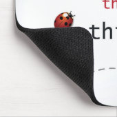 Genießen Sie die Kleinigkeiten 2 Mousepad (Ecke)