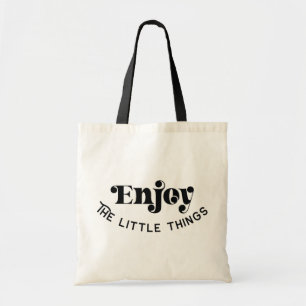 Genießen Sie die Kleinigkeiten der Tote Tasche