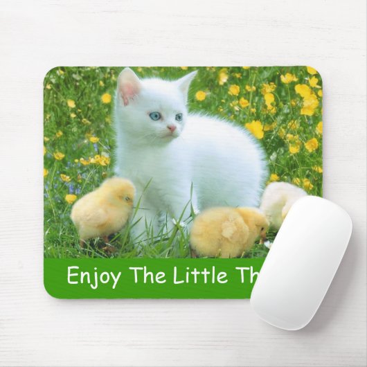 Genießen Sie die Kleinigkeiten Mousepad (Mit Mouse)