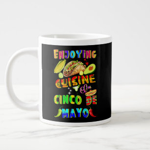 Genießen Sie die Küche im Cinco de Mayo Jumbo-Tasse