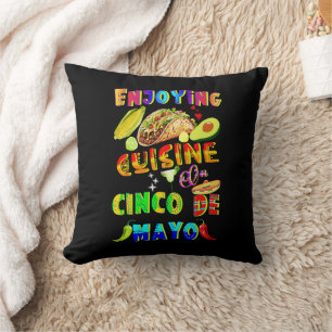 Genießen Sie die Küche im Cinco de Mayo Kissen