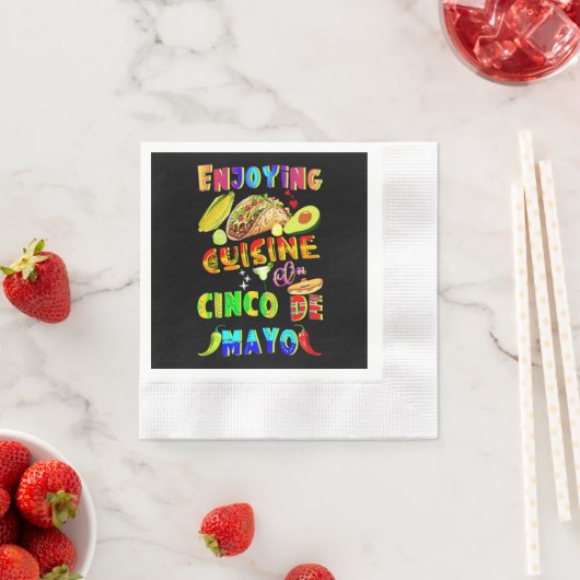 Genießen Sie die Küche im Cinco de Mayo Serviette (Beispiel)