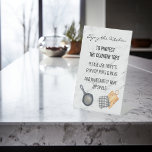 Genießen Sie die Küchenregeln Countertops Vacation Sockelschild<br><div class="desc">Dieses Design kann in dem Bereich personalisiert werden, der durch das Ändern des Fotos und/oder Textes zur Verfügung gestellt wird. Sie können auch angepasst werden, indem Sie auf Vorlage personalisieren klicken und dann auf die Schaltfläche klicken, um weitere Optionen anzupassen, um die Hintergrundfarbe zu löschen oder zu ändern, Text hinzuzufügen,...</div>