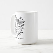 Genießen Sie die magischen Momente des Lebens Kaffeetasse (Vorderseite Links)