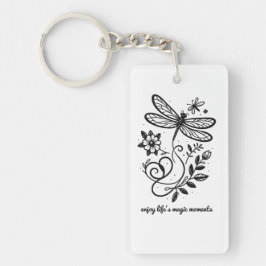 Genießen Sie die magischen Momente des Lebens Schlüsselanhänger