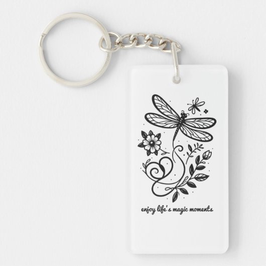 Genießen Sie die magischen Momente des Lebens Schlüsselanhänger (Vorderseite)
