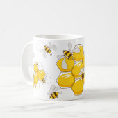 Genießen Sie die Natur mit unserer Bienen-Tasse Kaffeetasse (Vorderseite Links)