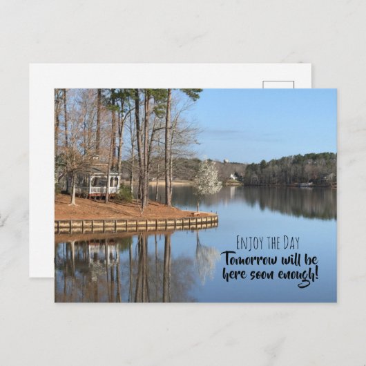 Genießen Sie die Postkarte des Tages (Vorne/Hinten)