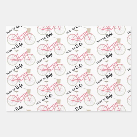 Genießen Sie die Rad Wrapping Paper Sheets Geschenkpapier Set (Vorderseite 2)