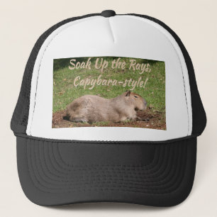 Genießen Sie die Rays im Capybara-Stil! Truckerkappe