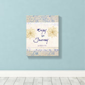 Genießen Sie die Reise; Ein Schritt zu einem besti Leinwanddruck (Insitu (Holzboden))