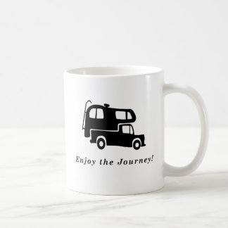 Genießen Sie die Reise - LKW-Camper-Tasse Kaffeetasse