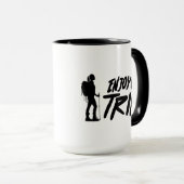 Genießen Sie die Reise Tasse (VorderseiteRechts)