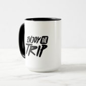 Genießen Sie die Reise Tasse (Vorderseite Links)