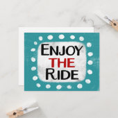 Genießen Sie die Ride Grußkarte Karte (Vorderseite/Rückseite Beispiel)