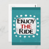 Genießen Sie die Ride Postkarte (Vorne/Hinten)