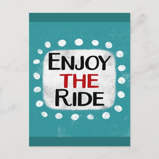 Genießen Sie die Ride Postkarte (Vorderseite)