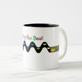 Genießen Sie die Schlag-Tasse Zweifarbige Tasse (VorderseiteRechts)