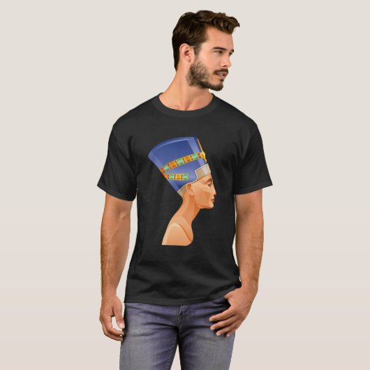 Genießen Sie die schöne antike ägyptische Nefertit T-Shirt (Vorne ganz)