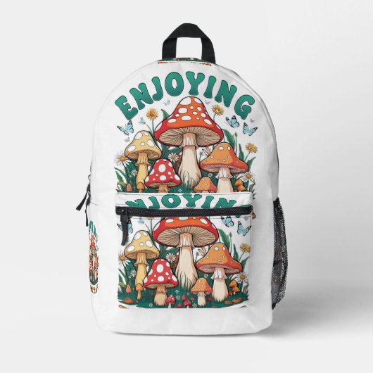 Genießen Sie die Schönheit des Lebens Bedruckter Rucksack (Vorderseite)