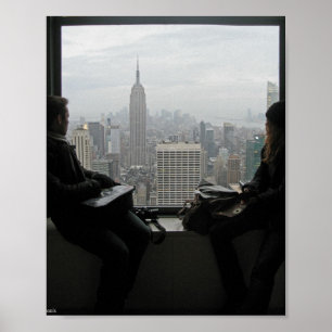 Genießen Sie die Skyline-Aussicht in New York City Poster