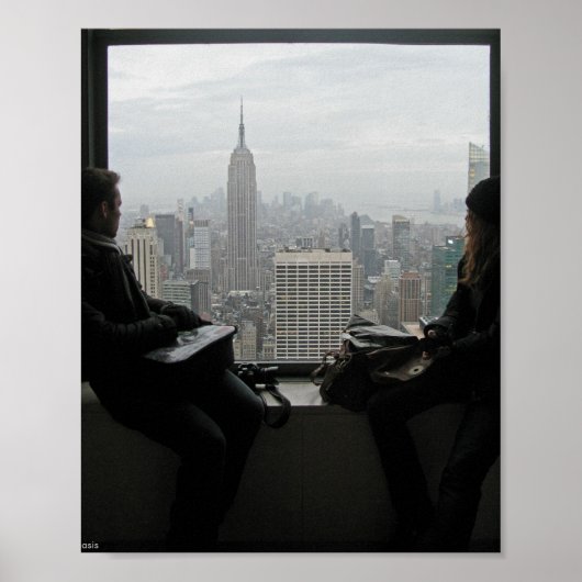 Genießen Sie die Skyline-Aussicht in New York City Poster (Vorne)