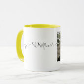 Genießen Sie die SONNE (Blume)… - > Tasse (Vorderseite Links)
