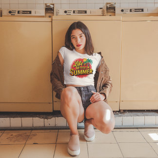 Genießen Sie die Sonne: Im Sommer ist das Leben be T-Shirt