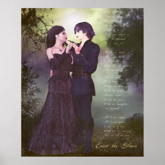 Genießen Sie die Stille Poster (Vorne)