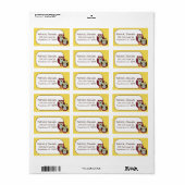 Genießen Sie die Sunshine Address Labels Adressaufkleber (Vorne)