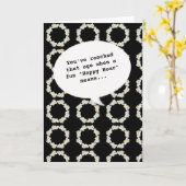 Genießen Sie die trendige Stunde und verbringen Si Karte (Gelbe Blume)