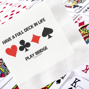 Genießen Sie die volle Deck-in-Life-Play-Brille 4 Serviette