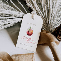 Genießen Sie die Weihnachts-Spirituosen Danke Kart