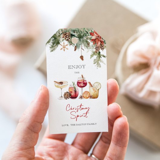 Genießen Sie die Weihnachtsbrillen Geschenkanhänger